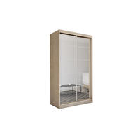 SCHWEBETÜRENSCHRANK FIORELLA 150/216/61 cm 2-türig mit Spiegel Sonoma Eiche - Sonoma Eiche, Holzwerkstoff (150/216/61cm) - MASSENO
