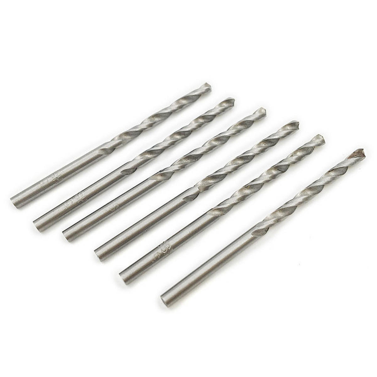 BOHRER – 20er-Pack – Material: Hochgeschwindigkeitsstahl (HSS), Durchmesser: 0,3 mm bis 1,6 mm - Silberfarben, Metall (20/15/2cm) - DCA