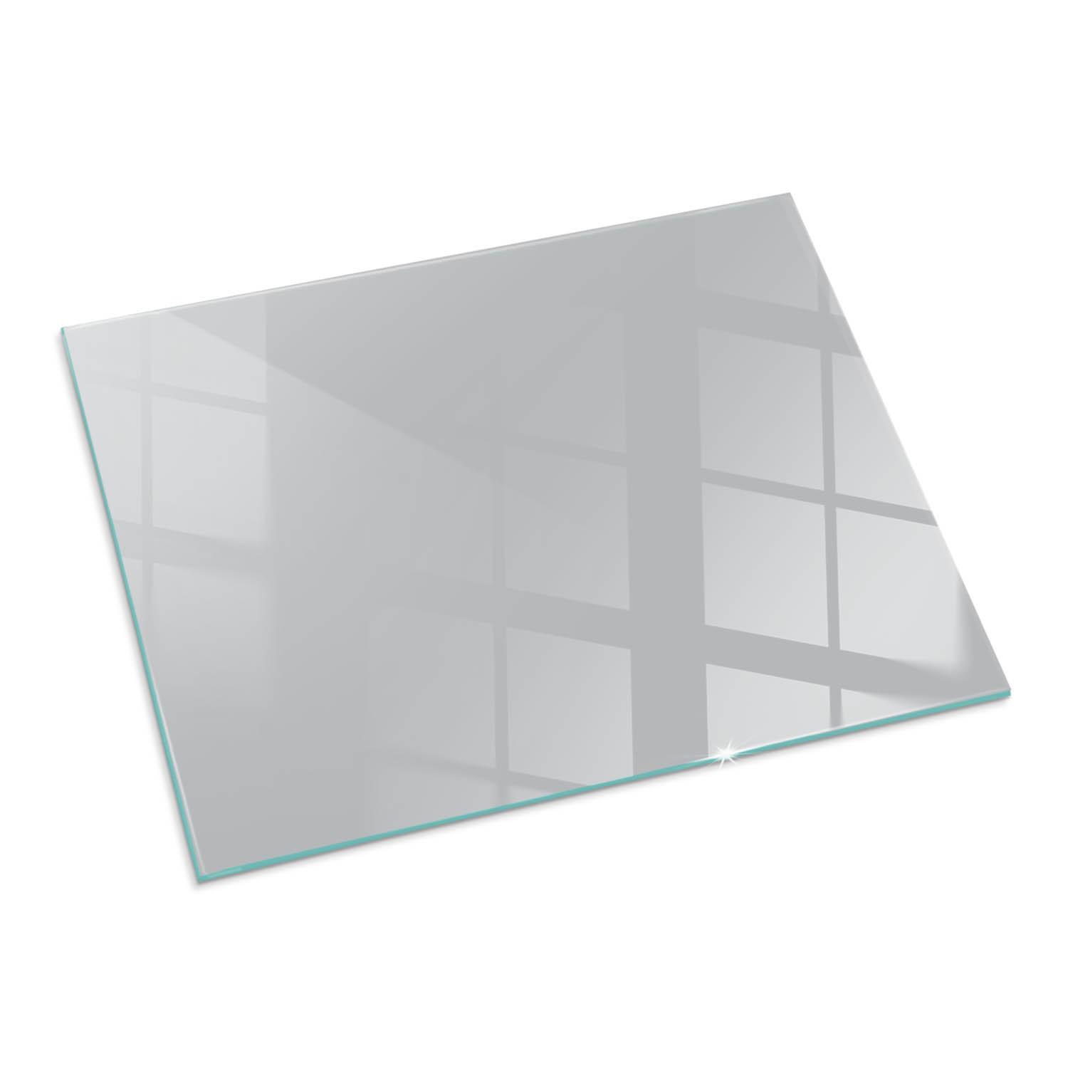 ArtPrintCave Glasplatte Grau 80x60x0.4 cm