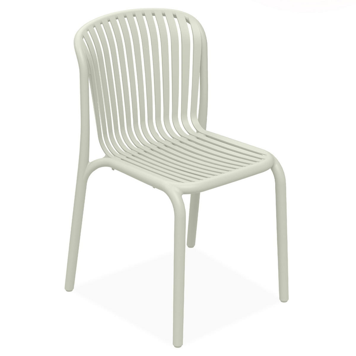 GARTENSTUHL FICCARI 4-er Set, Beige - Beige, Kunststoff (52/82.5/53cm) - KONSIMO®