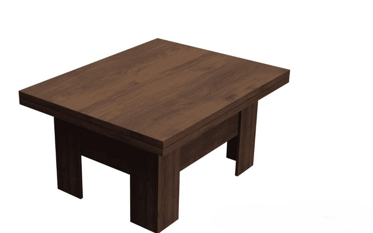 ESSTISCH ROKAR Ausziehbar 100 - 200 / 80 x 78 cm - Nussbaumfarben/Braun, Holz (100/80/78cm) - MASSENO