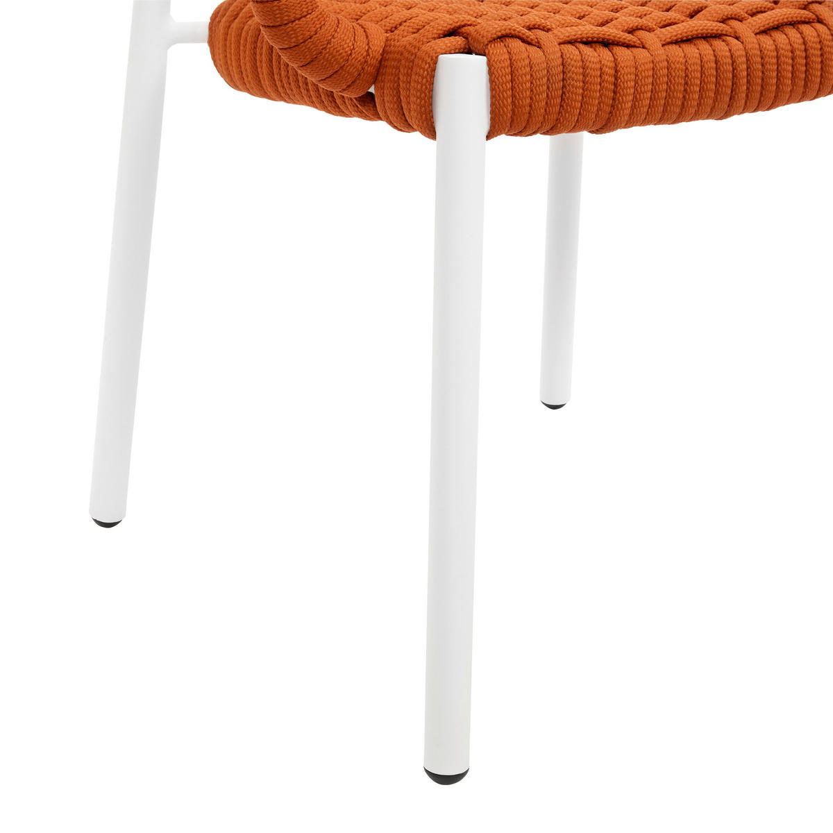 GARTENSESSEL Antonia Orange/ Weiß Aluminium/Te/til - Orange, Metall (1/76/59cm)