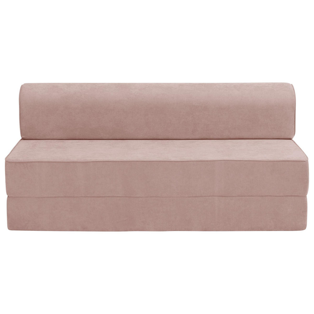 FALTSOFA Katusha Flachgewebe rosé - Rosa, Kunststoff (80/71/160cm) - 58aufmkessel