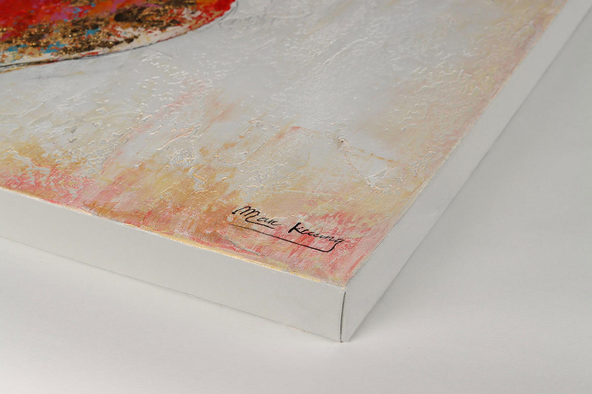 ÖLGEMÄLDE 150/50 cm - Beige/Multicolor, Holz/Textil (150/50cm) - KUNSTLOFT