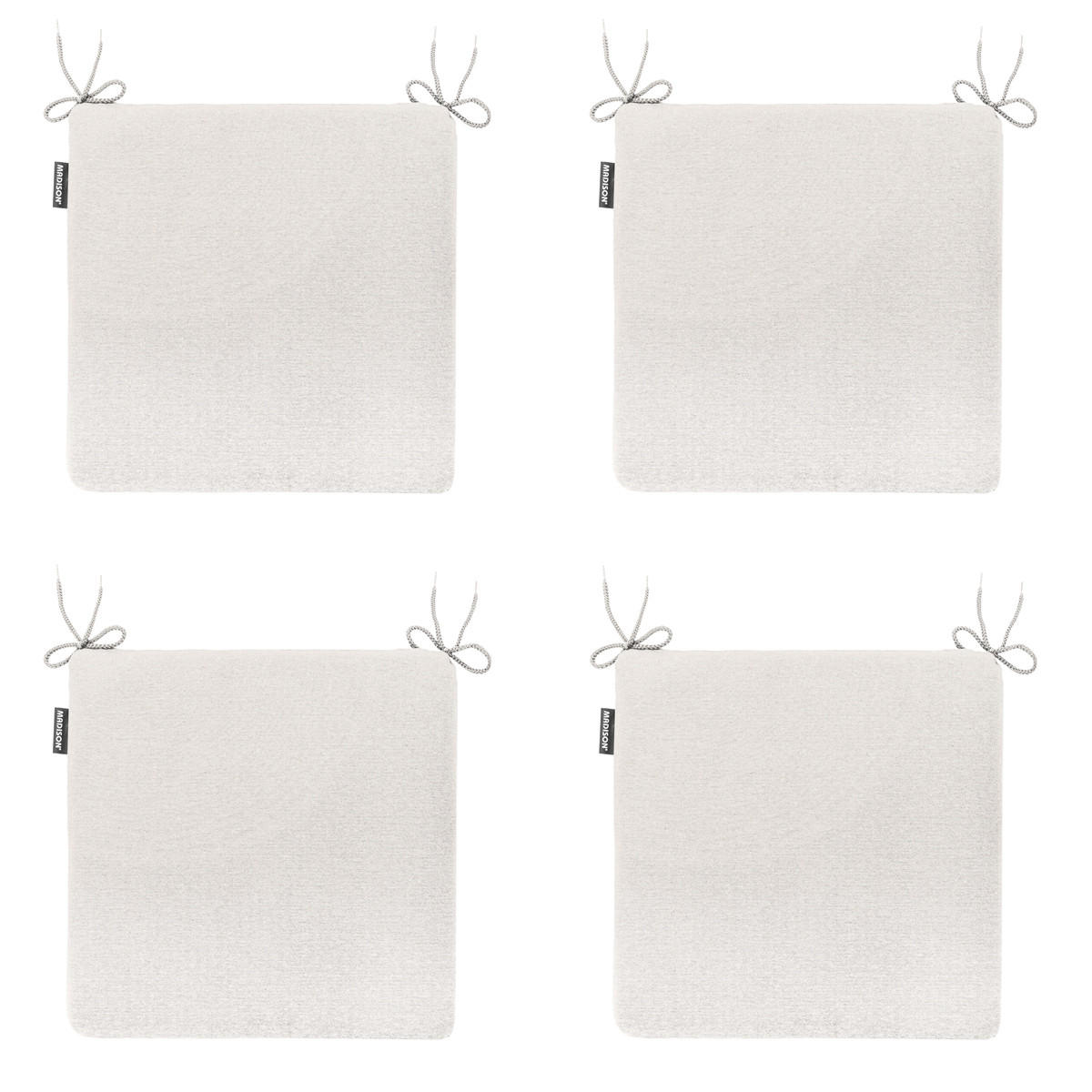 SITZKISSEN Neapel 40/40 cm 4er-Set - Beige, Textil (40/4/40cm) - Madison