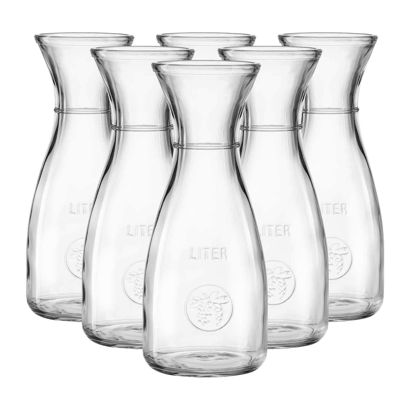 KARAFFEN Bordeaux transparent 1 Liter 6er Set - Transparent, Glas (1L) - Ritzenhoff Breker