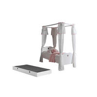 HIMMELBETT Kamila 211x187x96 aus MDF in Weiß - Weiß, Holzwerkstoff (90/200cm) - 58aufmkessel