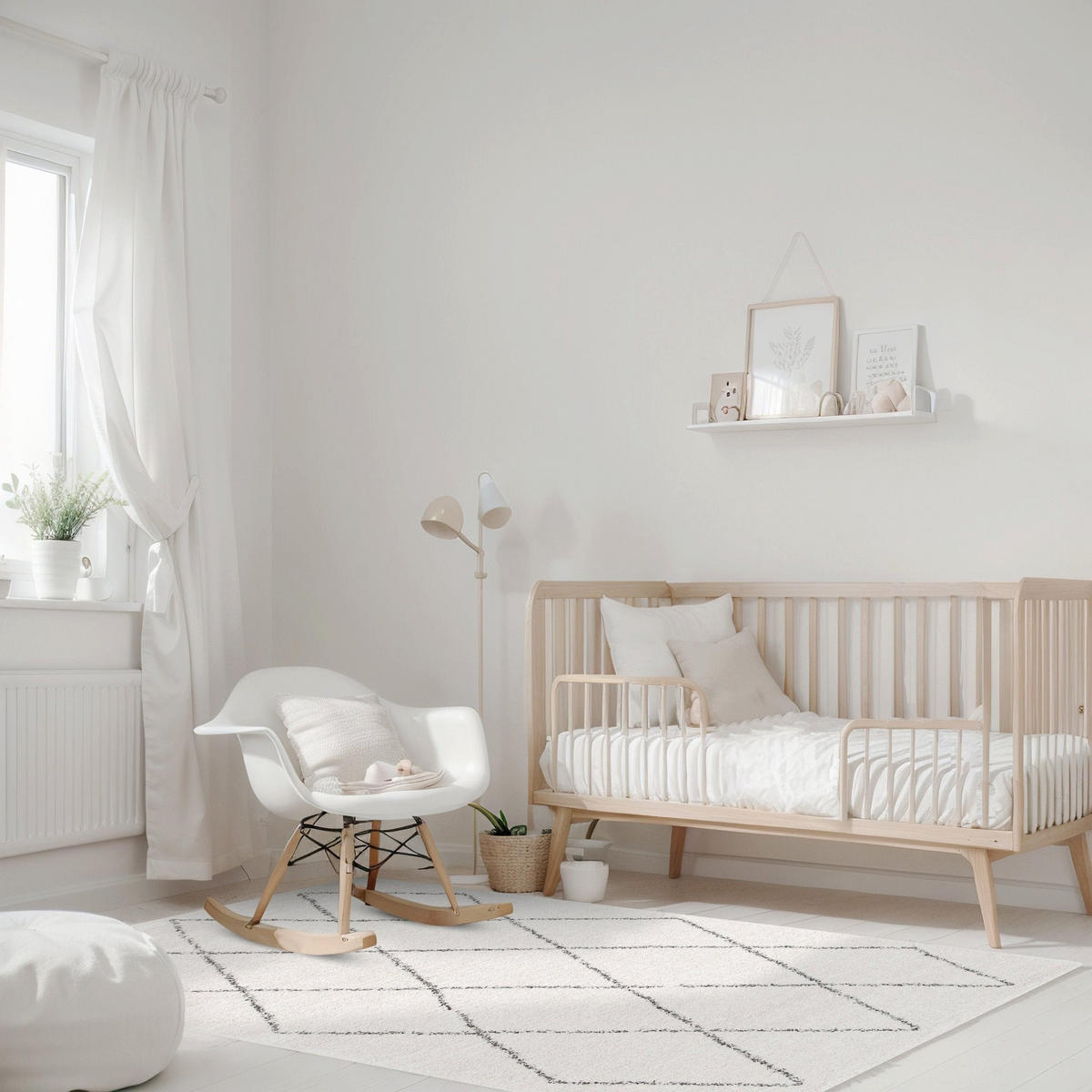 TEPPICH Shaggy weich voluminös beige - Beige, Textil (140/200cm) - AFK Living