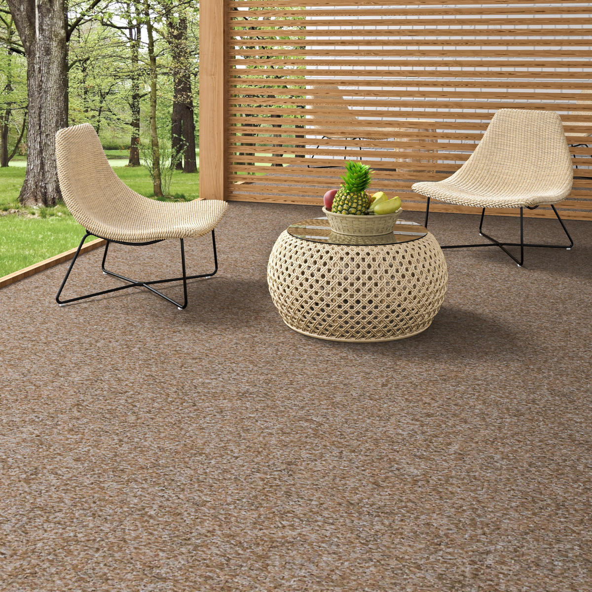 KUNSTRASEN RASENTEPPICH MIT NOPPEN KINGSTON - Beige, Textil (200/350cm) - Snapstyle