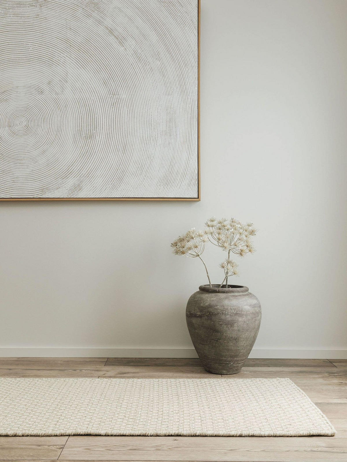 WOLLTEPPICH-LÄUFER Hector Beige 70x200 cm - Beige, Textil (70/1cm) - KUNSTLOFT