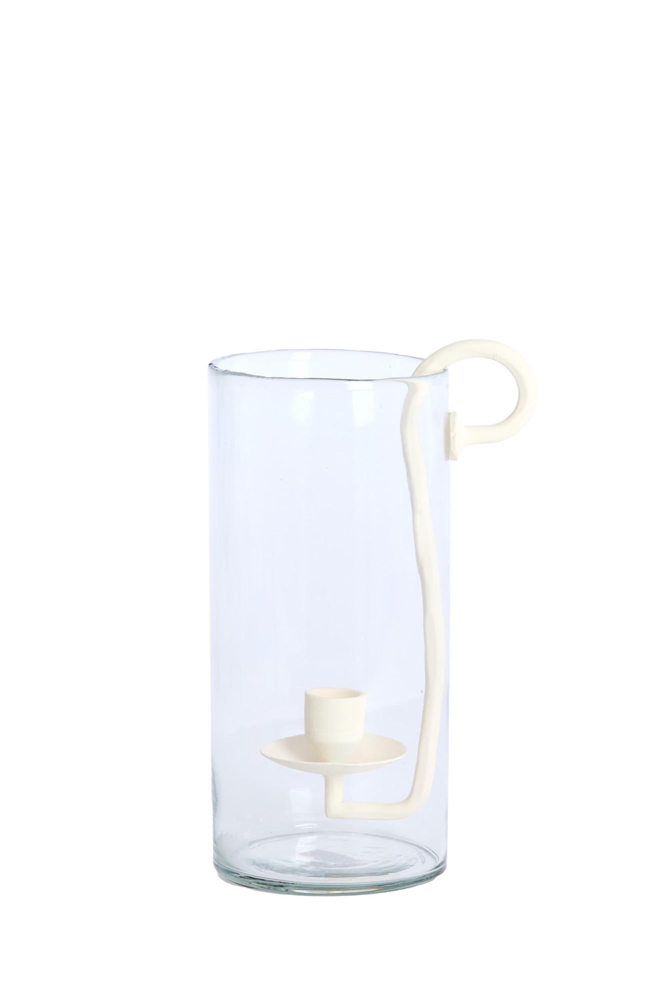 WINDLICHT Dolega Hell Ø17,5/28,5 cm - Braun, Glas (13/28.5/17.5cm) - Light & Living