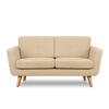 2-SITZER-SOFA TAGIO II mit Armlehnen, Creme - Creme, Textil (88/80/153cm) - KONSIMO®