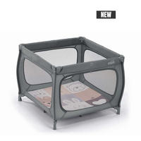 REISEBETT und Laufstall für Kinder Qbox - Anthrazit, Kunststoff/Textil (225/225cm) - Cam il Mondo del Bambino S.p.A.
