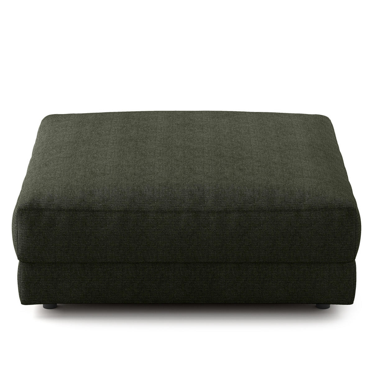 POLSTERHOCKER - Schwarz/Grau, Kunststoff/Textil (105/38/117cm) - home24