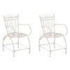 GARTENSTÜHLE Sheen - 2er Set - antik-creme - Naturfarben, Metall (48/48/88cm) - TPFGarden