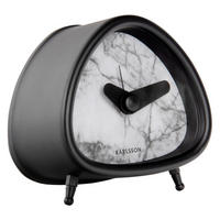 WECKER Marmor - Weiß, Metall (8.5/8.5/5.5cm)