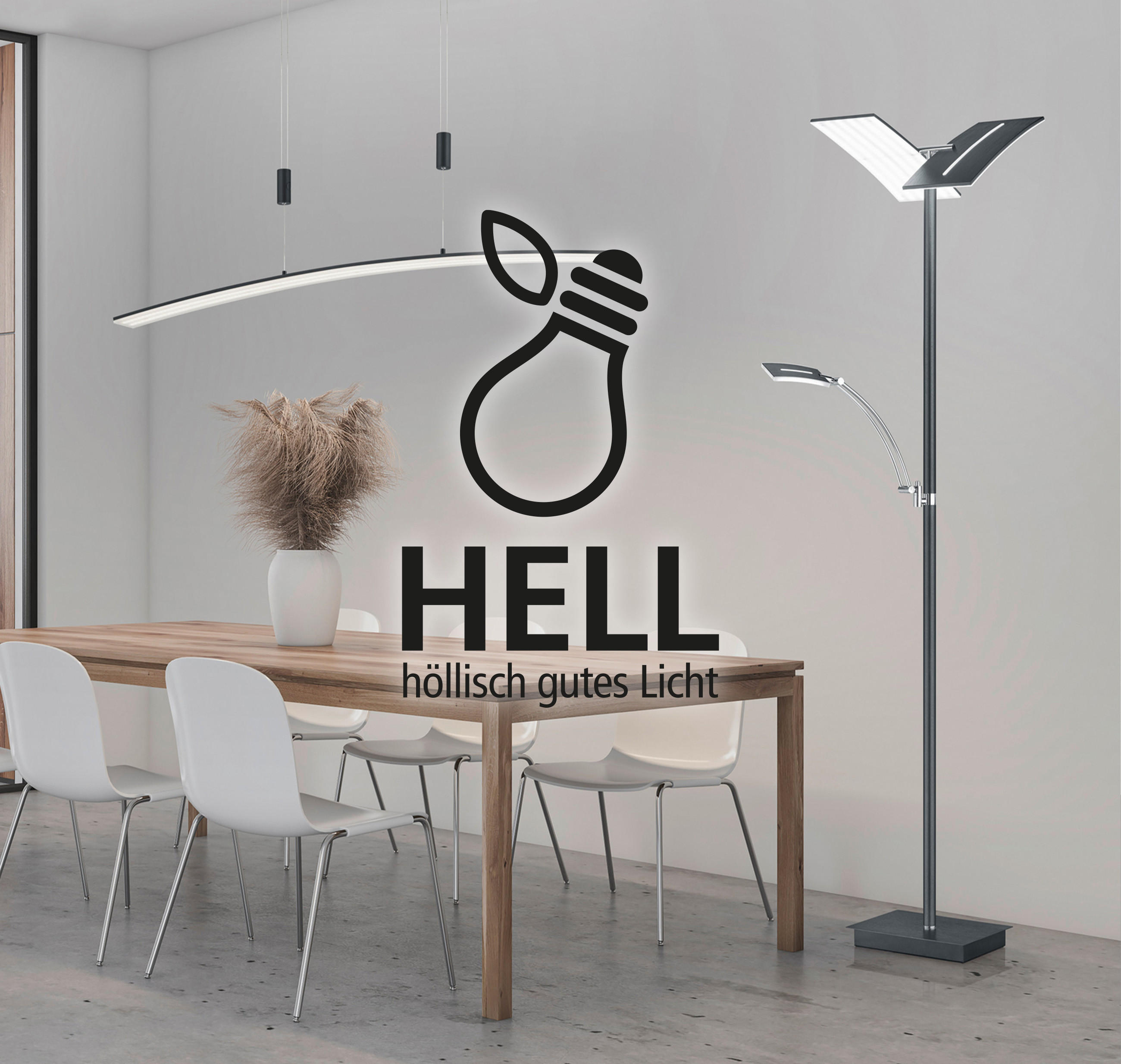 Markenseite HELL Leuchten Billboard Desktop