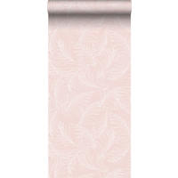TAPETE Federn 53 cm x 10 m - Pink, Papier (53/1000cm) - Sanders & Sanders