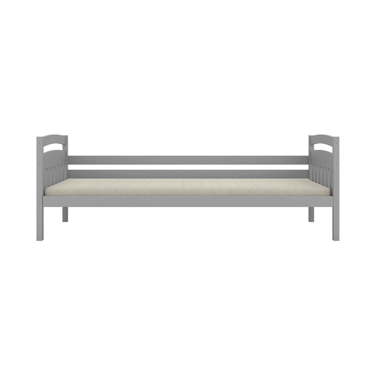 BETT 90/200 Tosia Grau - Grau, Holz (90/200cm) - Petits-meubles