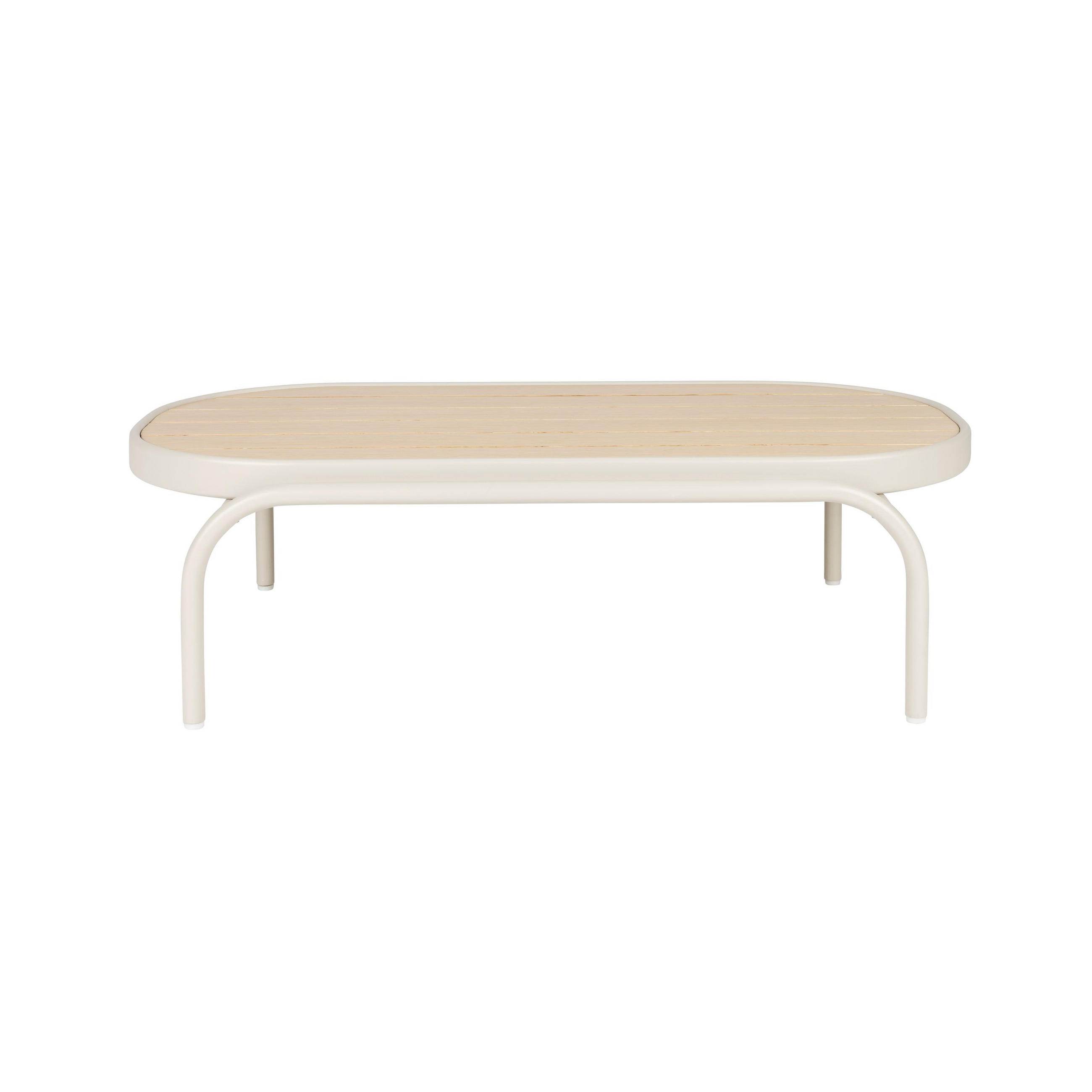 COUCHTISCH Vista Garten - Beige, Metall (110/62.5/32cm) - Zuiver