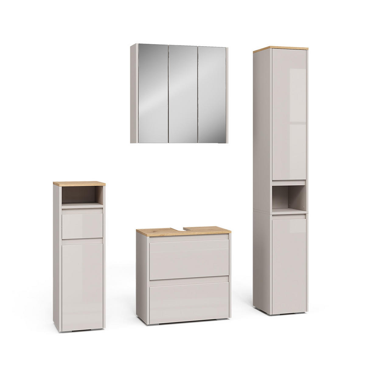 KUPAONSKI SET 4 KOMADA Majest Kašmir/Obrtnički rad - kašmir, leseni material (60.1/62/30.1cm) - Vicco