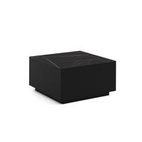 COUCHTISCH QUADRA - Graphitfarben/Schwarz, Holzwerkstoff (65/65/35cm) - Meblini