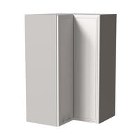 ECKHÄNGESCHRANK Salo W14/60 Grau / Weiß Matt 60 / 60 / 96cm - Weiß/Grau, Holz/Holzwerkstoff (60/96/60cm) - Feldmann-Wohnen