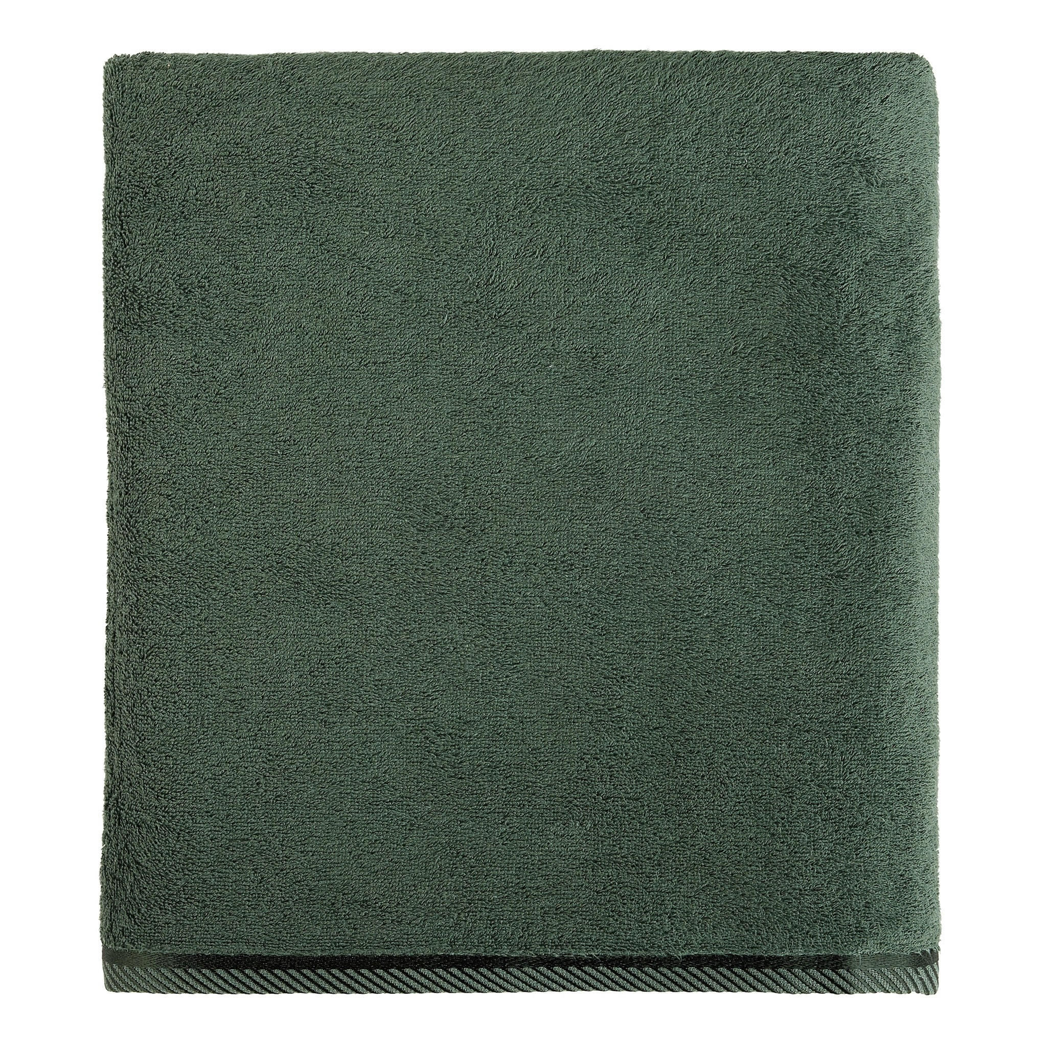 BADETUCH Bambo - Dunkelgrün, Textil (100/150cm) - home&you