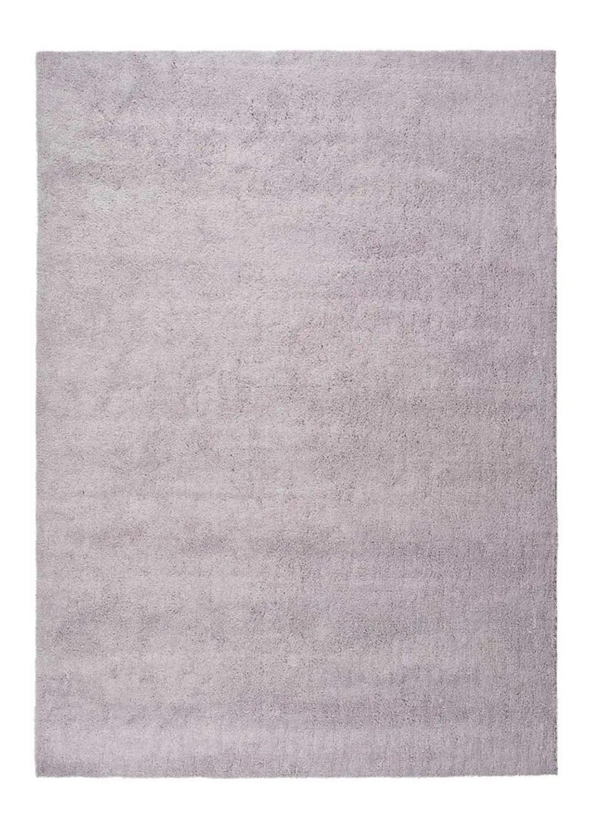 HOCHFLORTEPPICH Silber Shanghai 140/200 cm - Hellgrau, Textil (140/200cm) - Atticgo