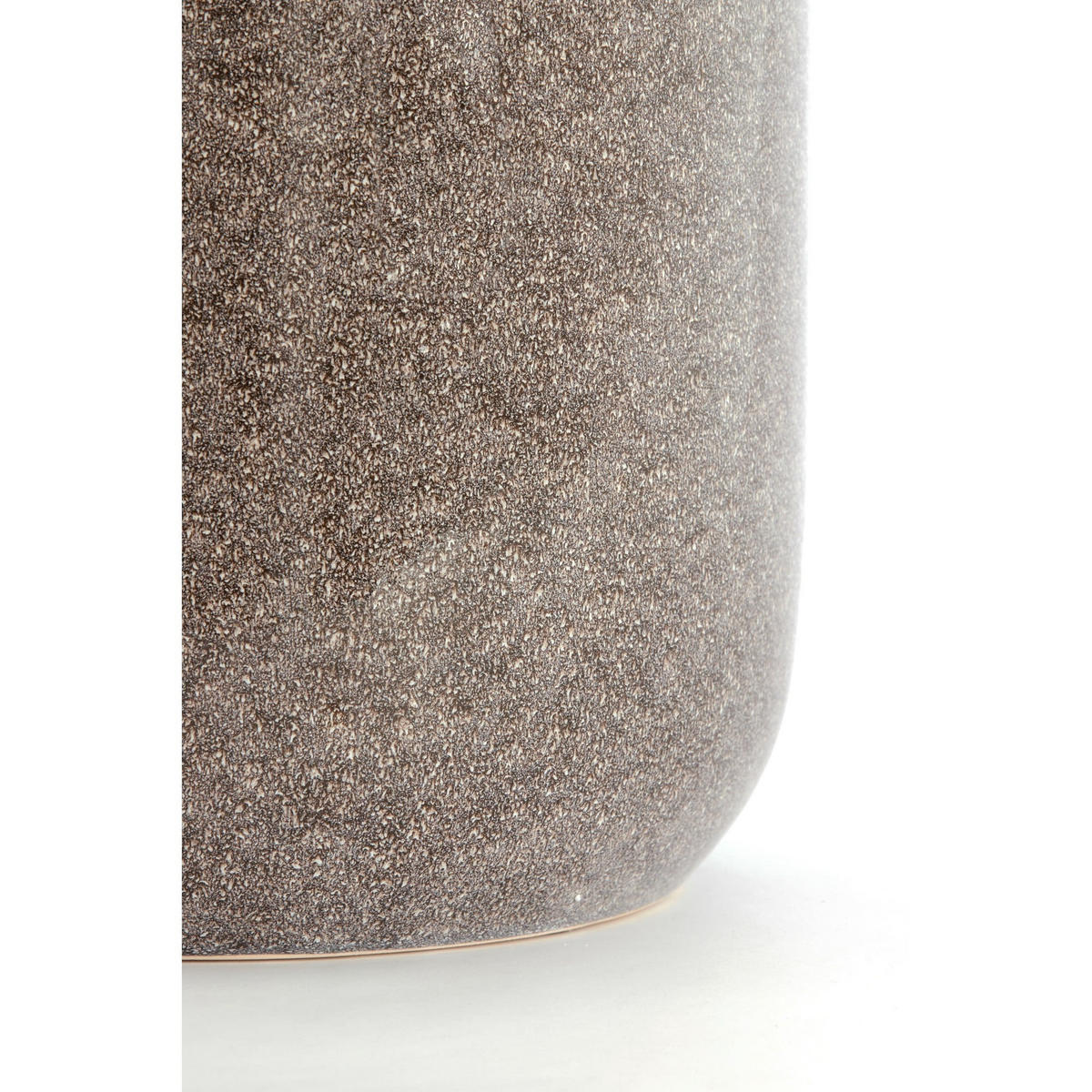 BEISTELLTISCH Franca Braun 34/34/46.5 cm - Braun, Keramik (34/34/46.5cm) - Light & Living