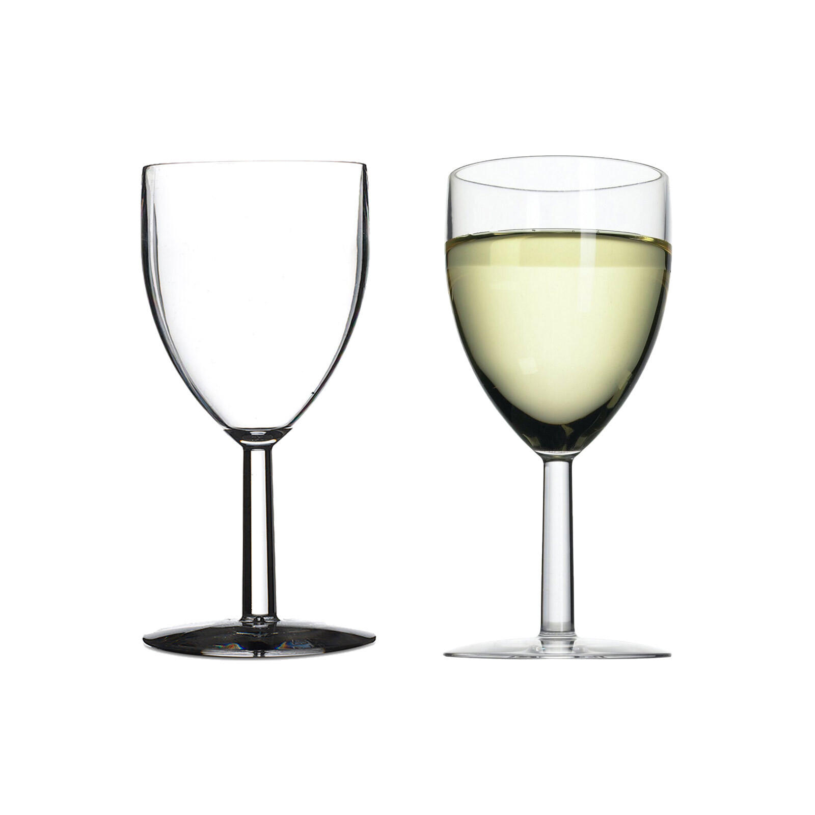 KUNSTSTOFF-WEISSWEINGLÄSER transparent 200 ml 2er Set - Transparent, Kunststoff (0.2L) - Mepal