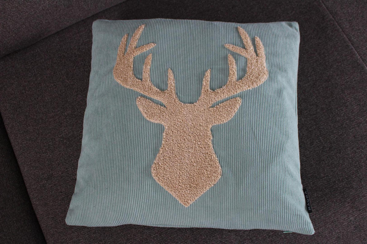 KISSENHÜLLE Pixie - Mintgrün, Textil (45/45cm) - Magma Heimtexx