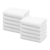 SEIFTÜCHER, 10er-Set, 30x30 cm, 100% Baumwolle, Weiß - Weiß, Textil (30/30cm) - Zollner