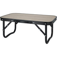 CAMPINGTISCH Schwarz Faltbar 56/34/24 cm - Schwarz, Metall (34/24.5/56cm)