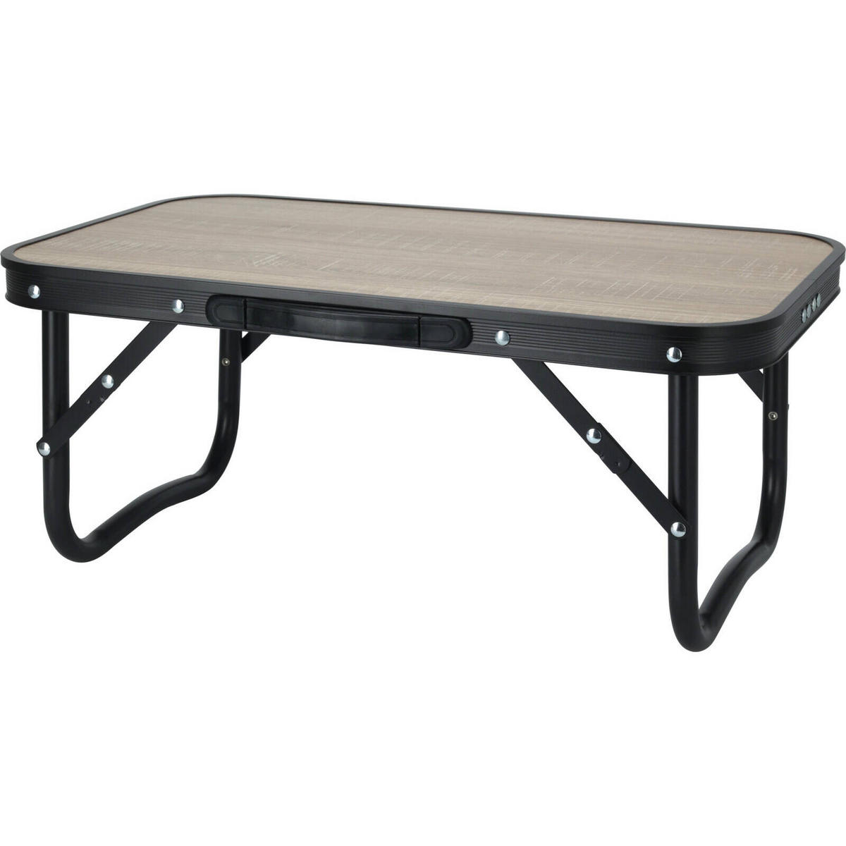 CAMPINGTISCH Schwarz Faltbar 56/34/24 cm - Schwarz, Metall (34/24.5/56cm)