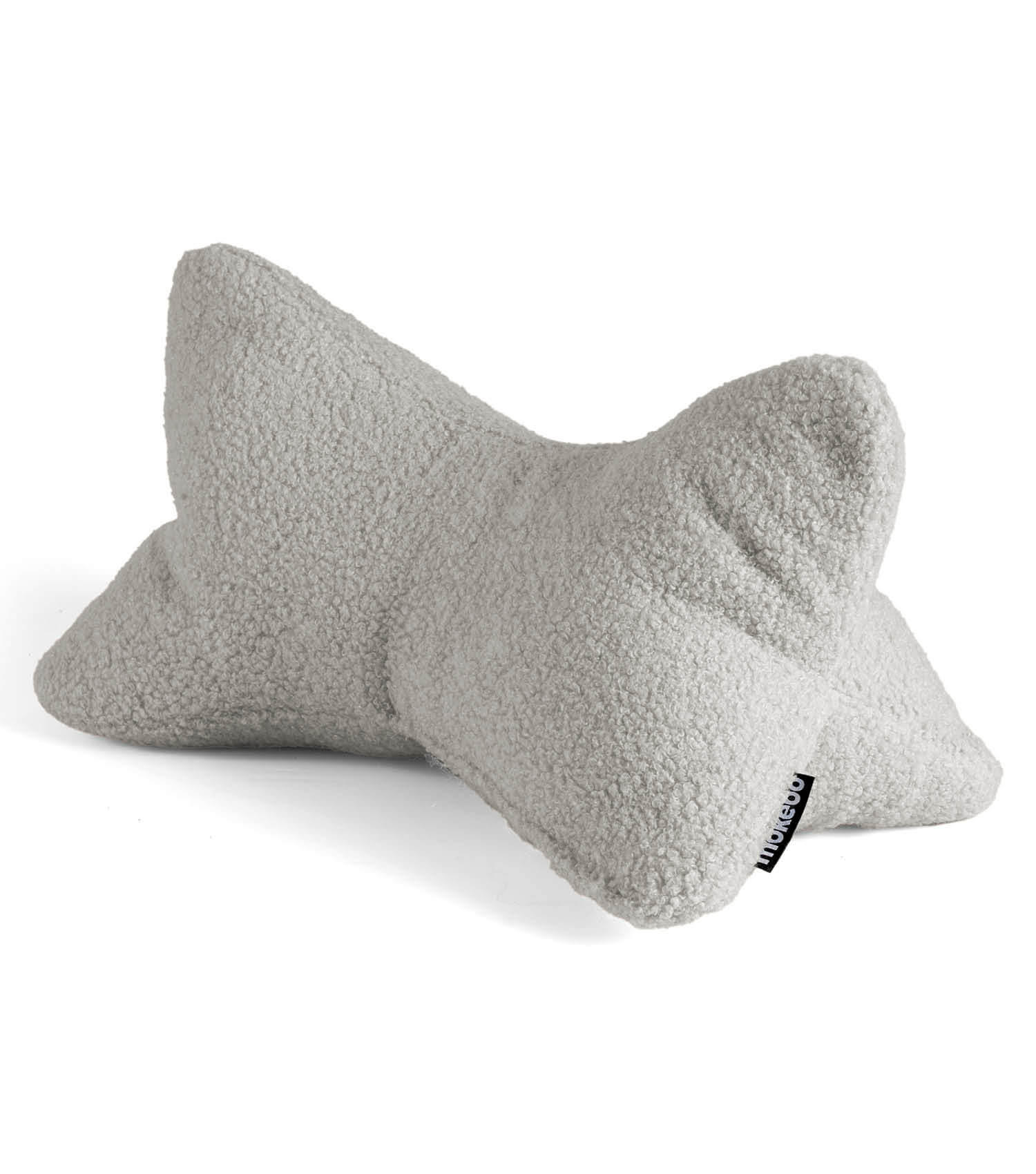 NACKENKISSEN Der Leseknochen - Grau, Textil (42/22cm) - Mokebo