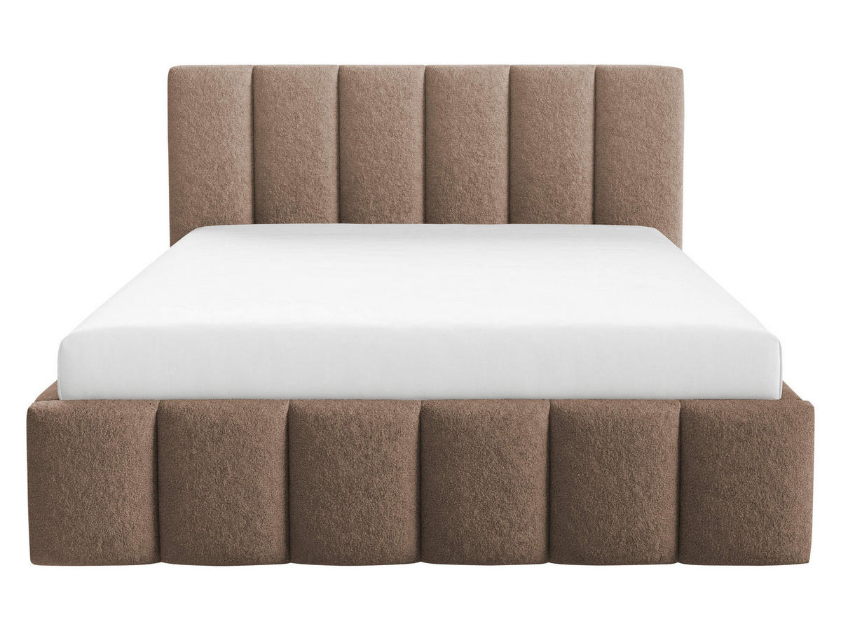 POLSTERBETT Lunaro - Braun, Holz/Textil (160/200cm) - MIRJAN24