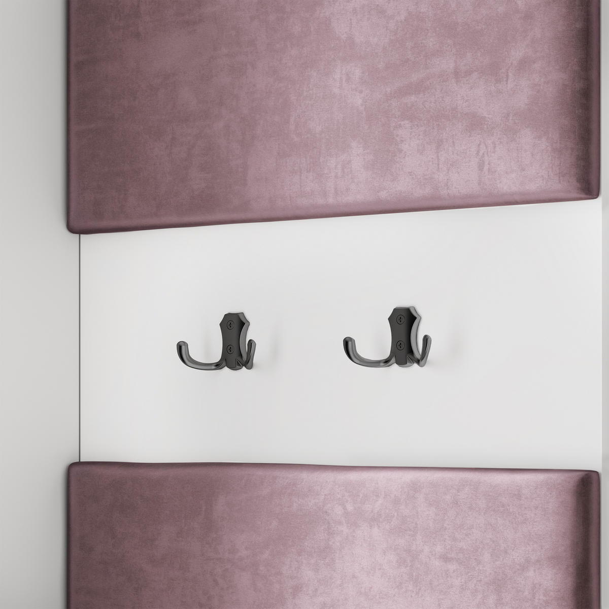 GARDEROBENSCHRANK VIRA 95/181/51 cm Modern Garderobe-Set Eiche Wotan - Eiche Wotan/Lila, Holzwerkstoff (95/181/51cm) - MASSENO