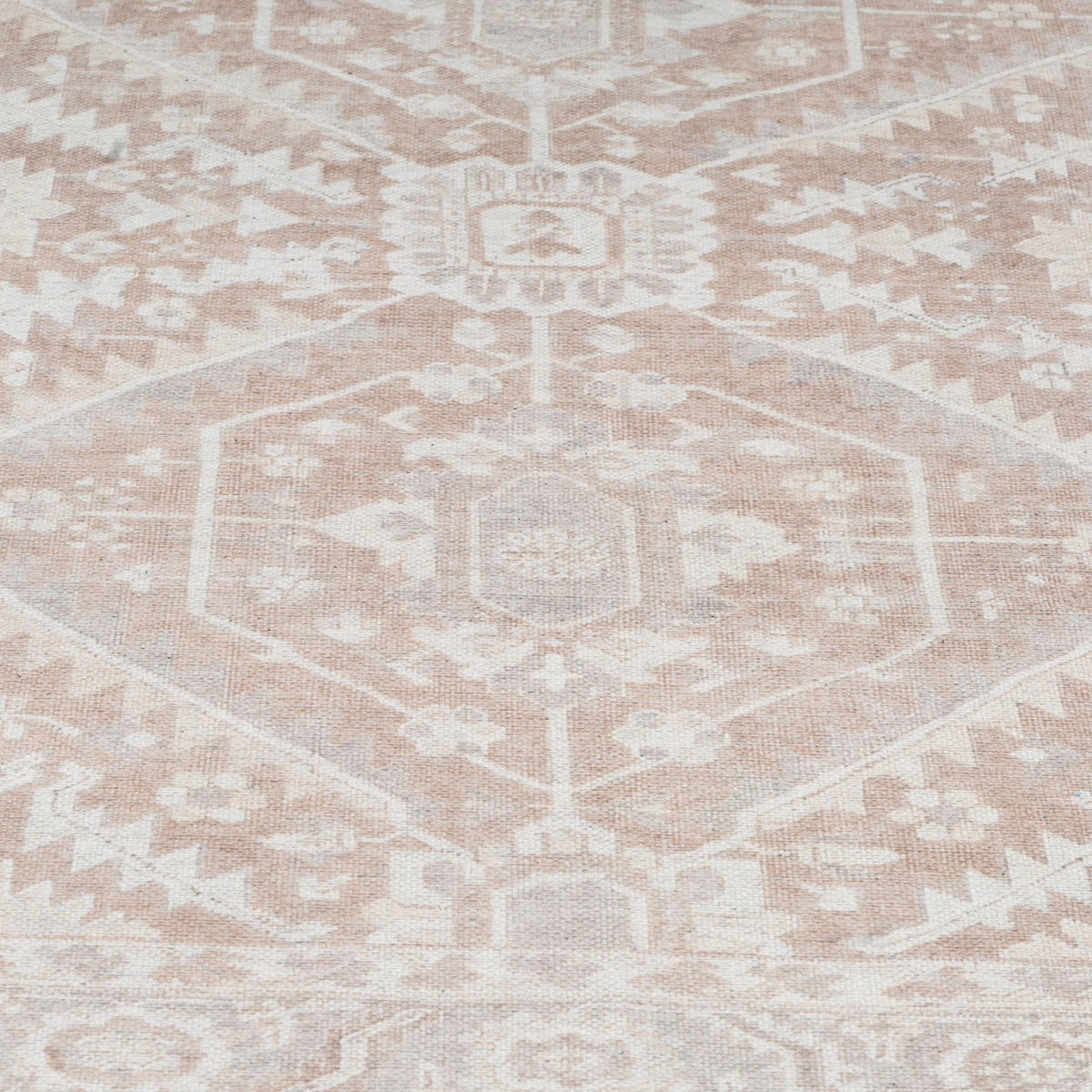 FLACHWEBETEPPICH Tolka - Beige, Textil (60/240cm) - Kukoon Rugs