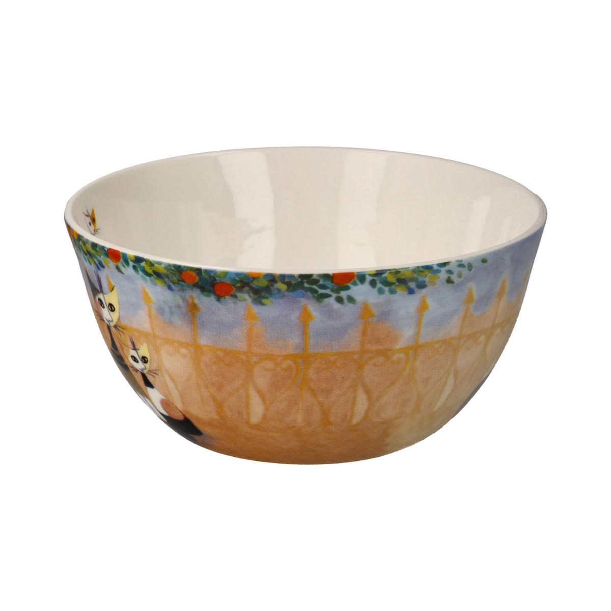 KÜNSTLERSCHALE Rosina Wachtmeister - Tempi felici, Fine Bone China, Bunt, 15 cm - Multicolor, Keramik (7cm) - Goebel