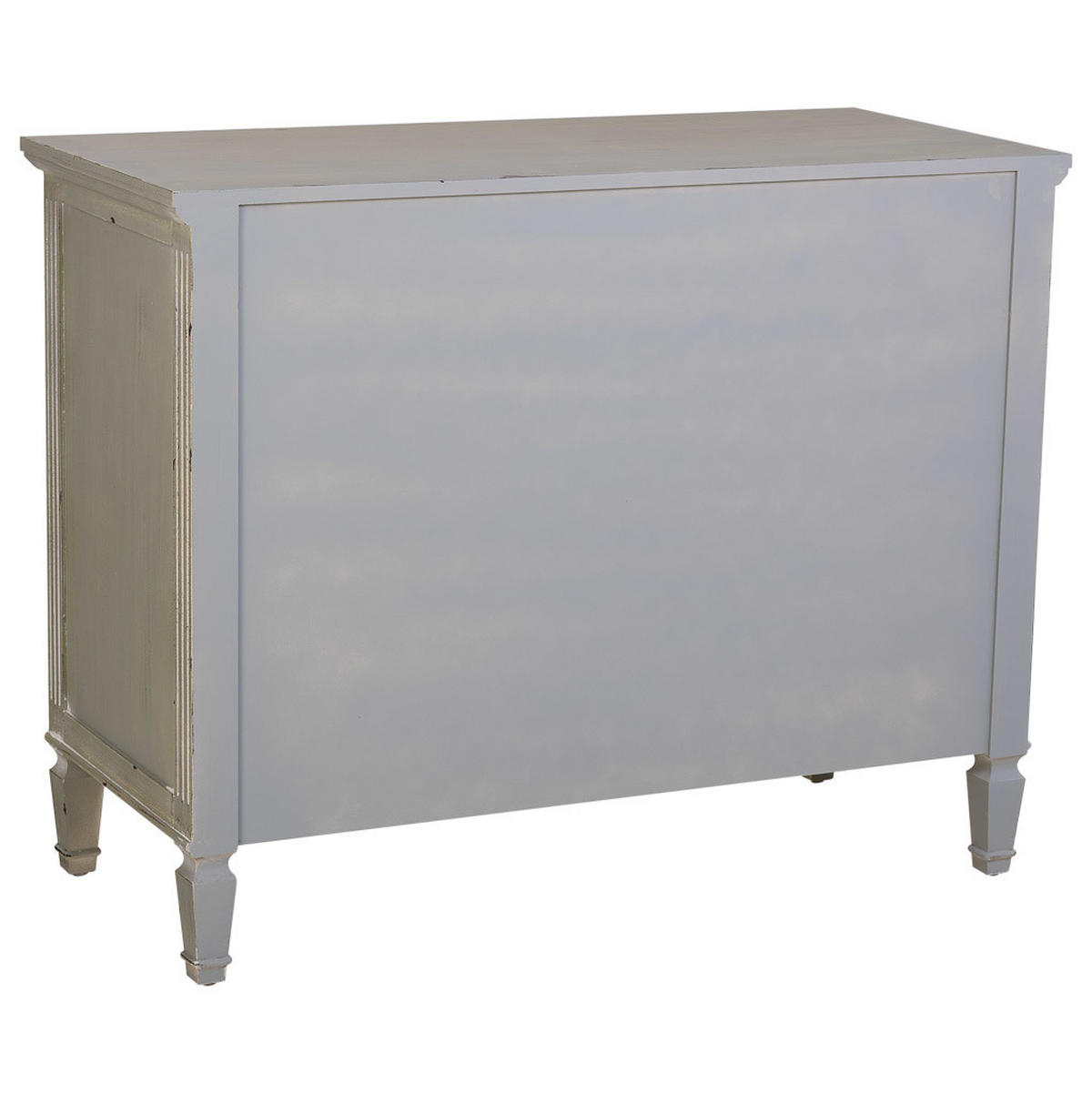 HOLZKOMMODE mit 3 Schubladen in grau 102x46x80 cm - Grau, Holz (102/80/46cm) - Wanderlust