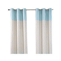 ÖSENVORHANG Sterne blickdicht 2er-Set, 137/228 cm - Multicolor, Textil (137/228cm) - Homescapes