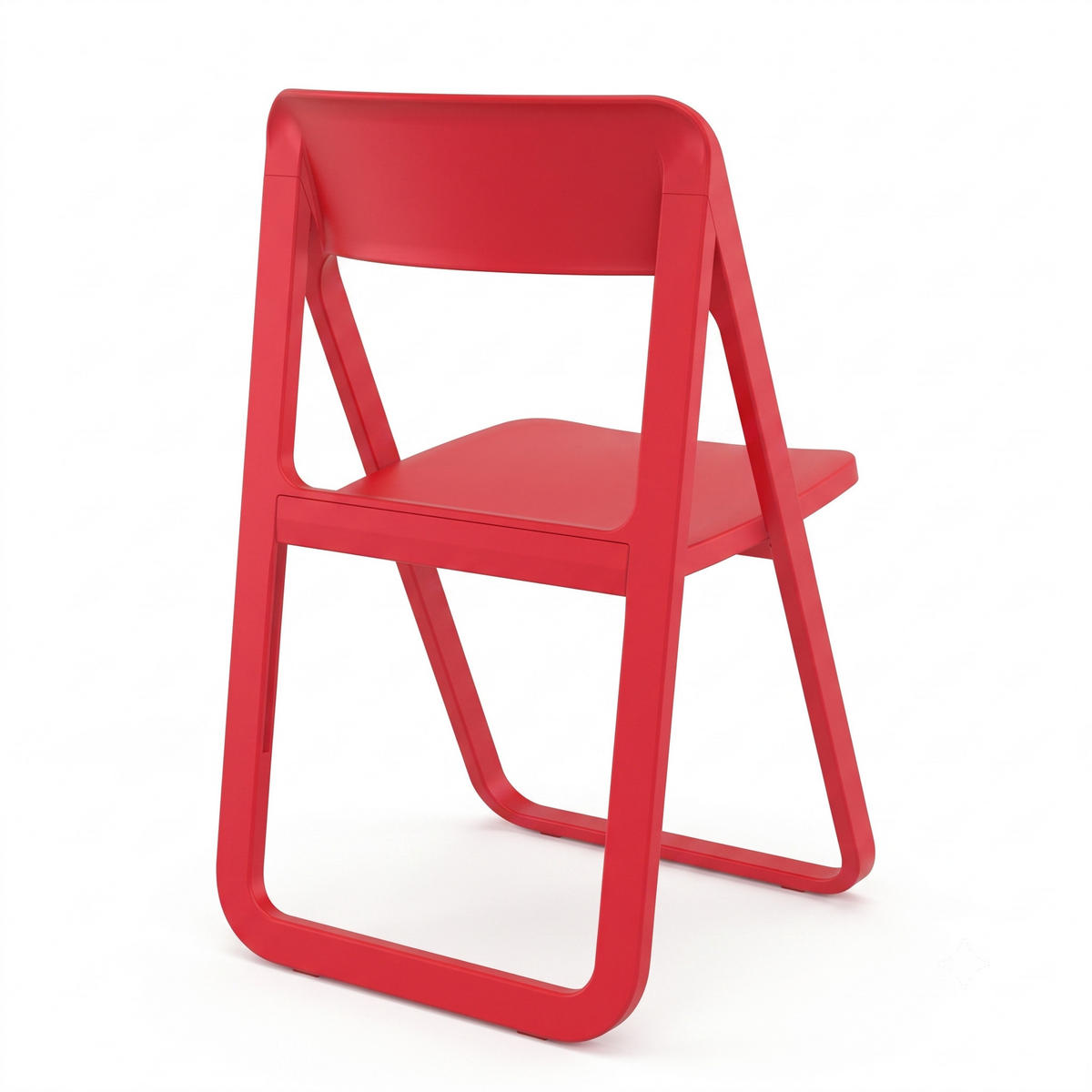 KLAPPSTUHL SLAG rot - Rot, Kunststoff (48/94/48cm) - Légia Home