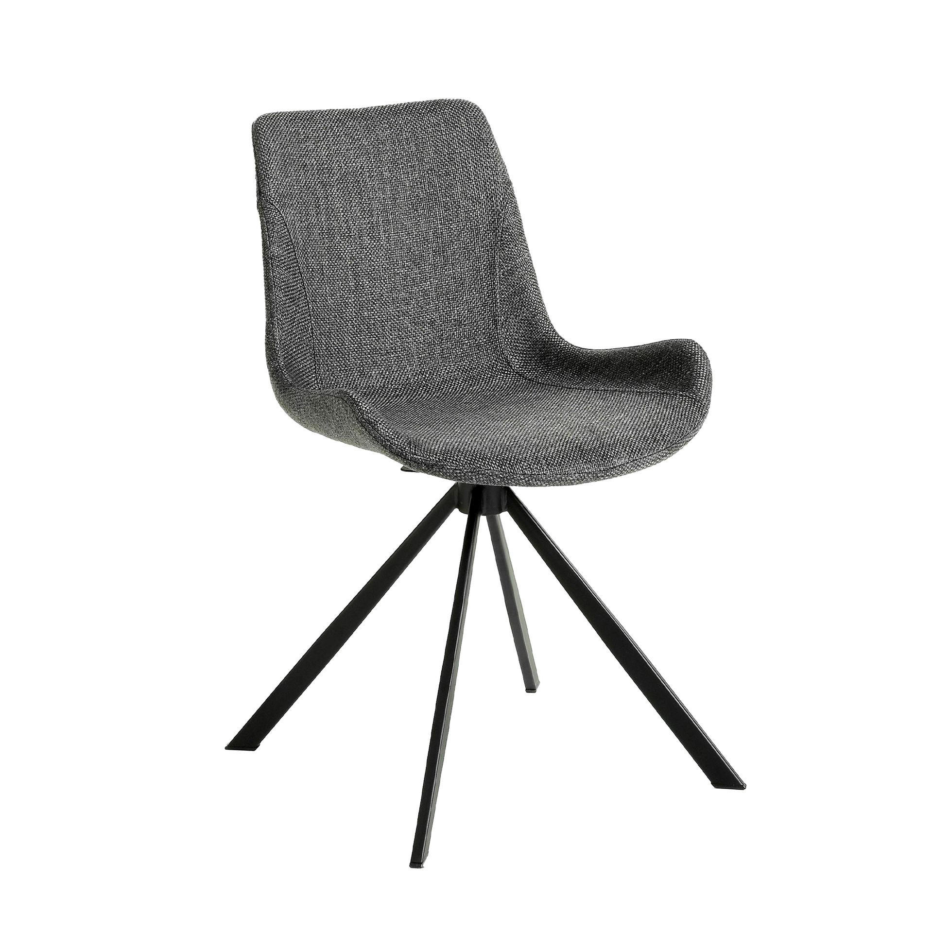 Angel Cerda Stuhl Schwarz, Grau 54x82x58 cm