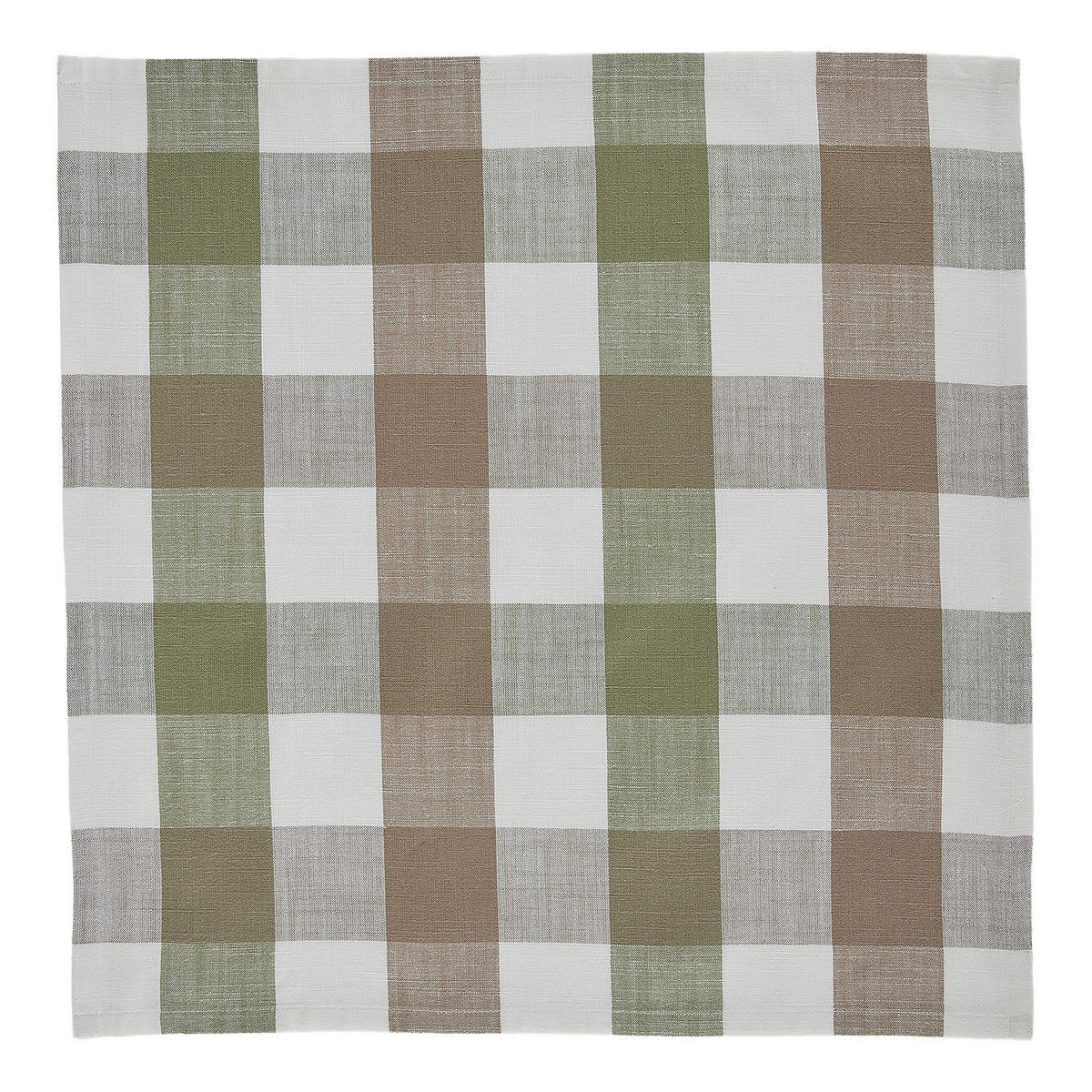 SERVIETTE (4er-Set) Mountain Love - Braun/Grün, Textil (42/42cm) - Butlers
