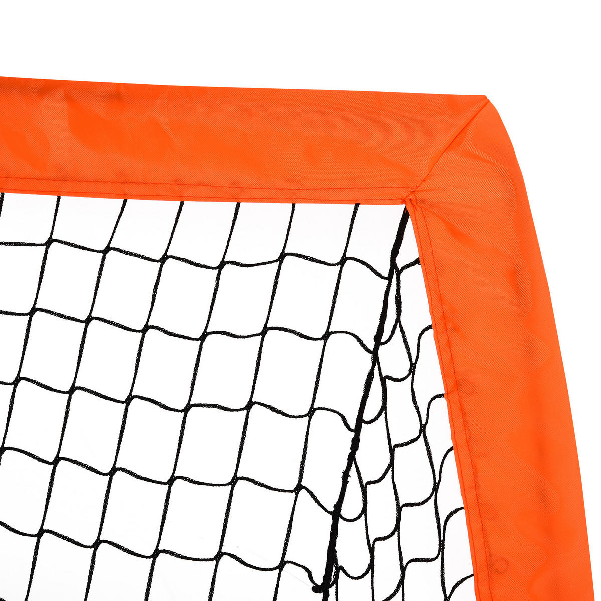 FUSSBALLTOR DE-10567 Set, 183x90x90 cm mit Tragetasche Orange - Orange, Metall (90/183cm) - ComfortXL
