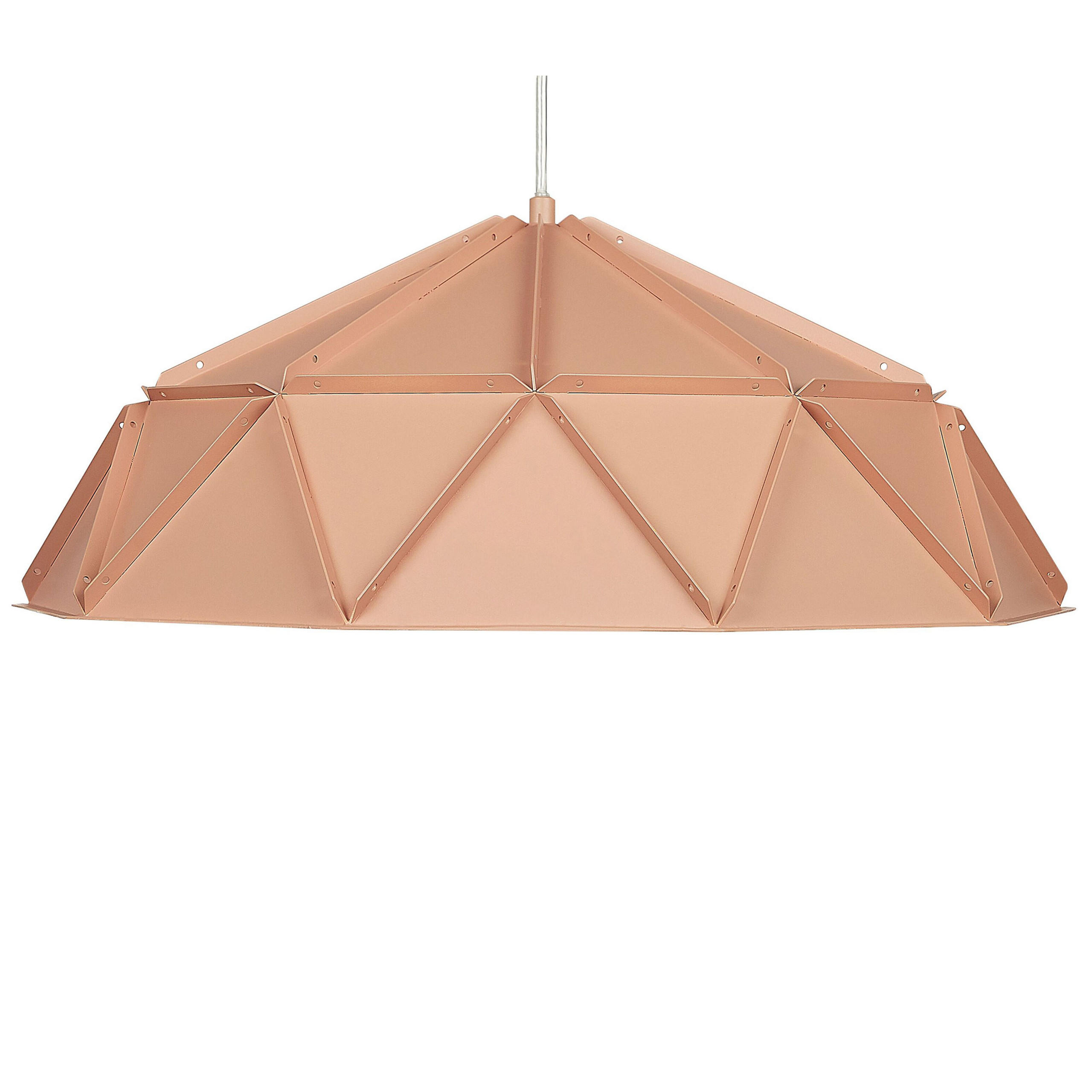 HÄNGELEUCHTE Senia 45/45/120 cm - Pink, Metall (45/45/120cm) - Beliani