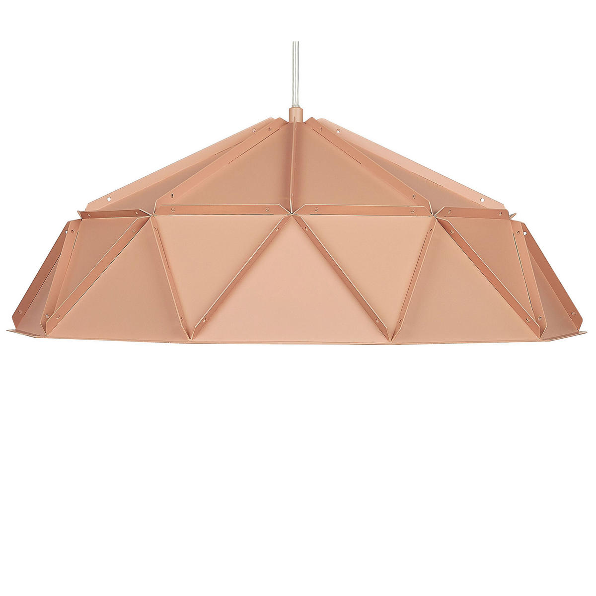 HÄNGELEUCHTE Senia 45/45/120 cm - Pink, Metall (45/45/120cm) - Beliani