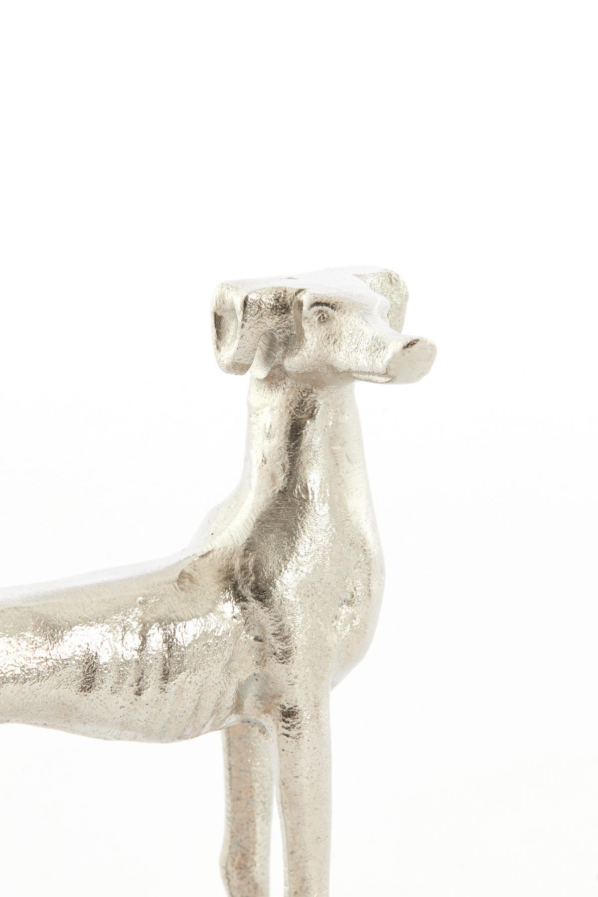 ORNAMENT Dogs Silber 17/8/18 cm - Silberfarben, Metall (8/18/17cm) - Light & Living