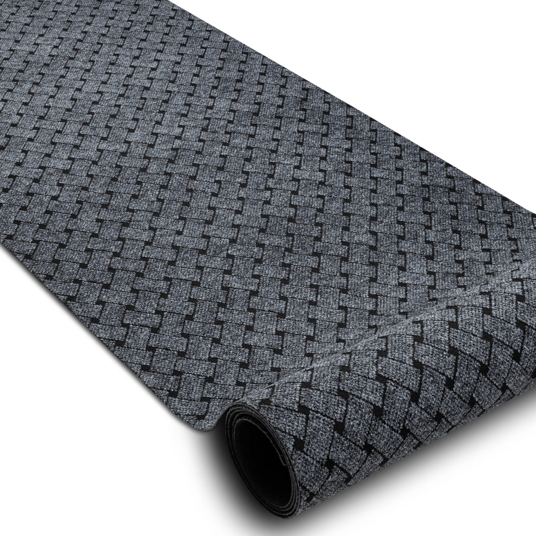 TÜRMATTE rutschfest 100 100/100 cm - Grau, Textil (100/100cm) - rugsX